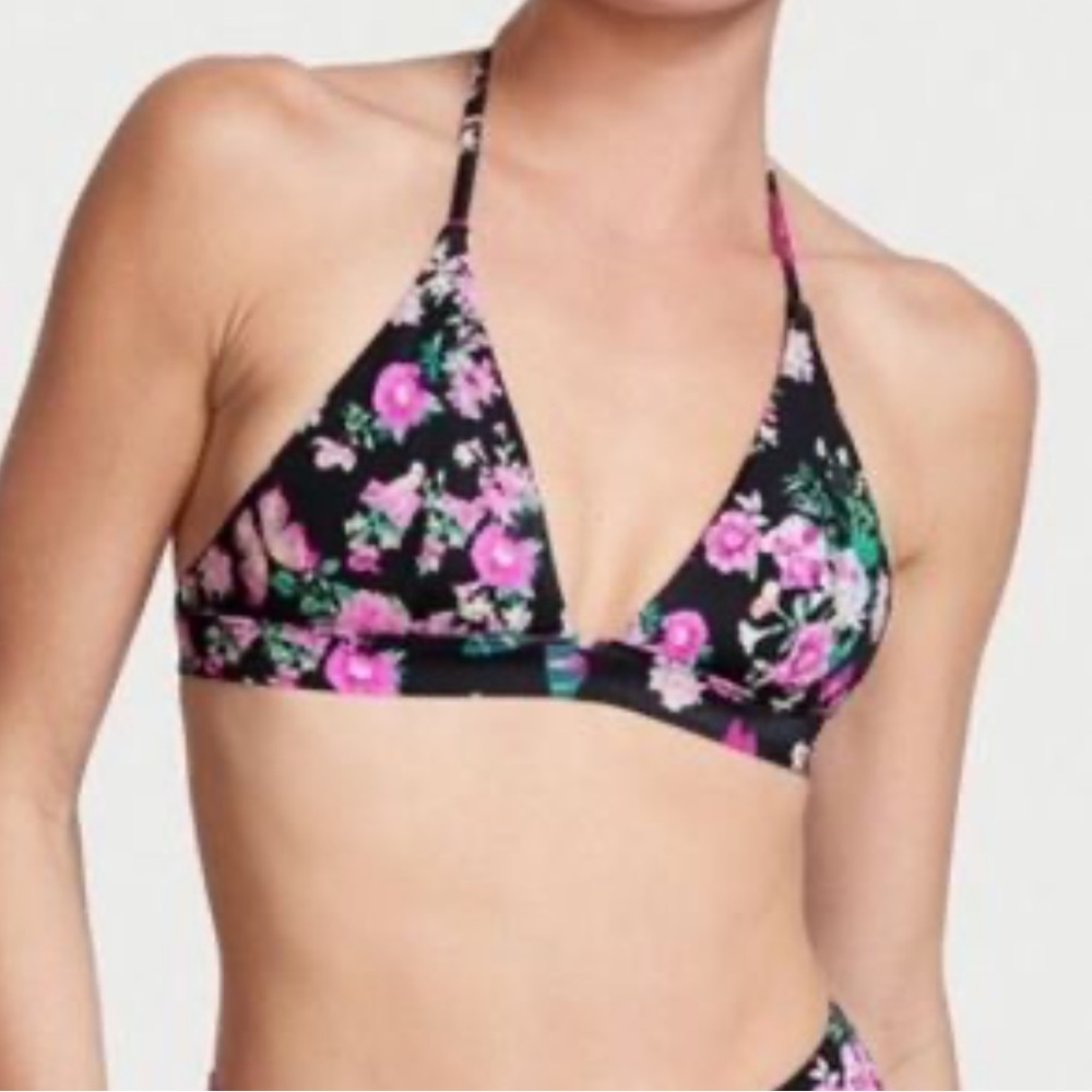 NWT Victoria's Secret Swim Essential Wicked Halter Bikini Top XL